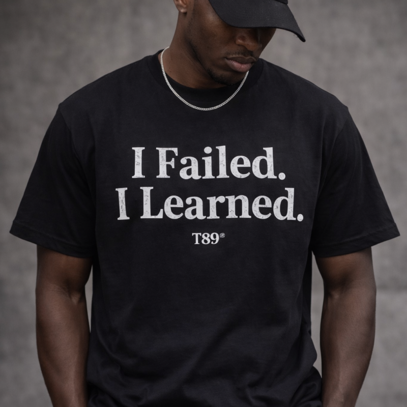 T89 — I Failed I Learned Signature Tee
